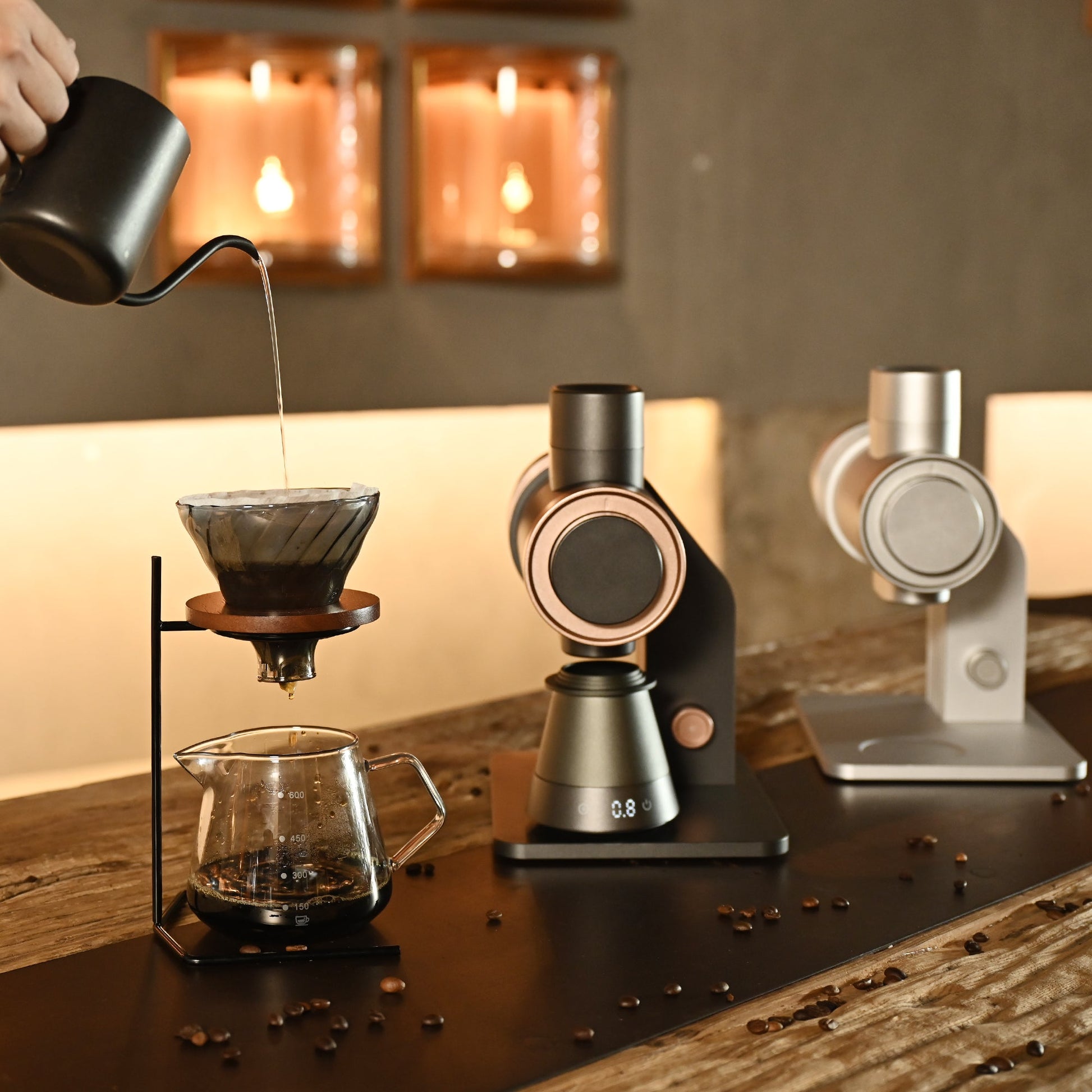 Gevi GrindMaster Ultimate Stepless Coffee Grinder-SSP (HU) &Digital Scale