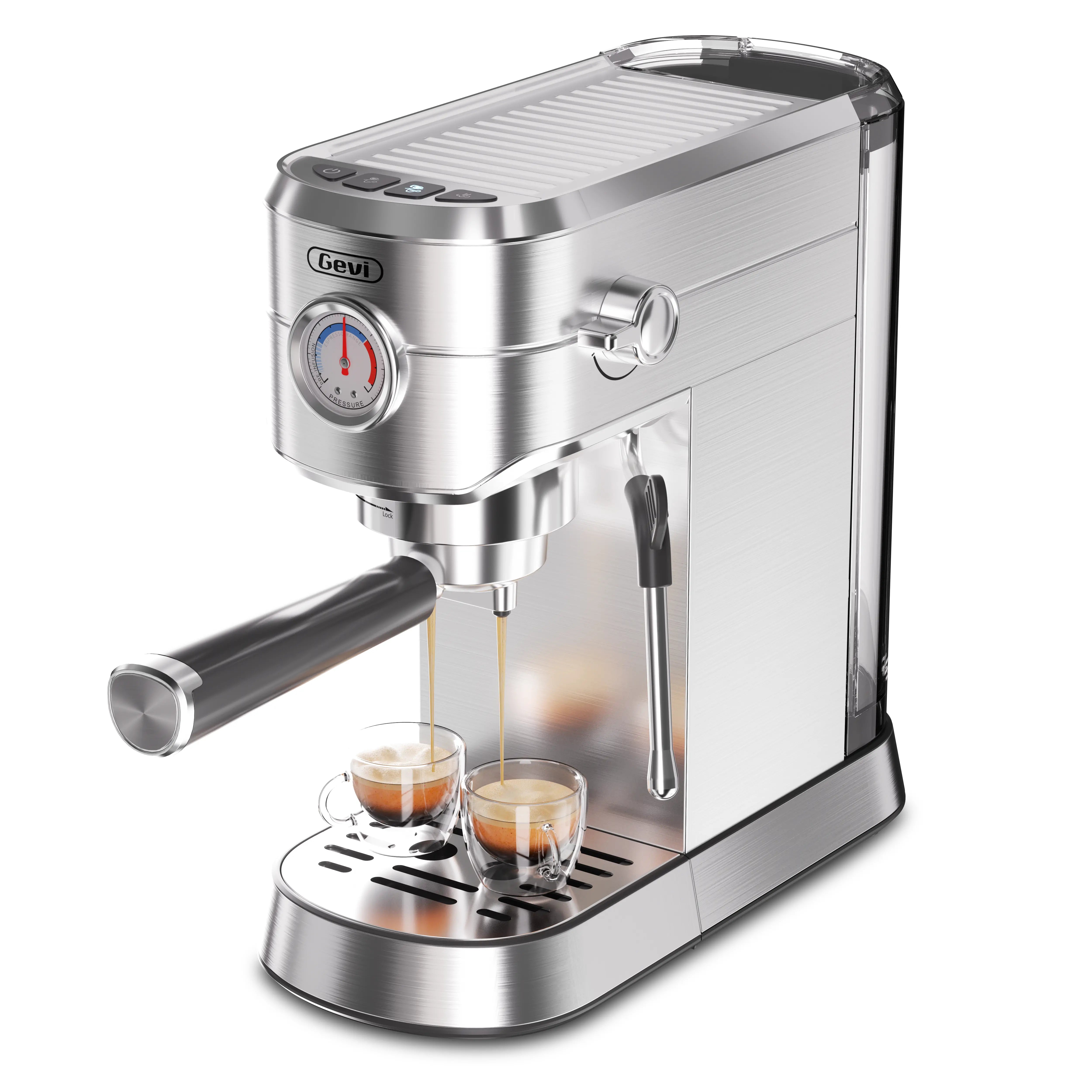Gevi 20 Bar Espresso Machine with Burr Coffee Grinder Set