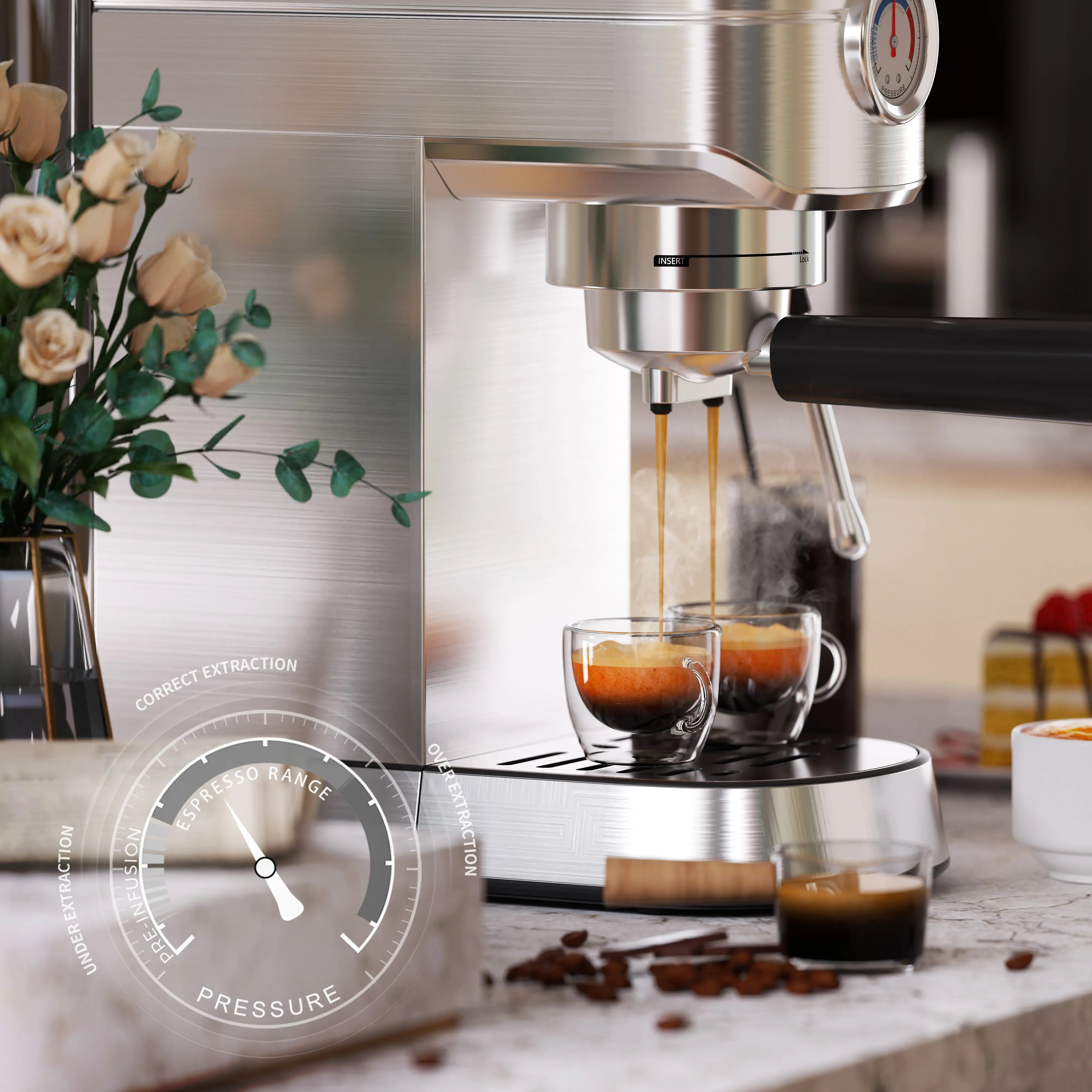 Gevi 3-in-1 Smart Espresso Coffee Machine – GEVI