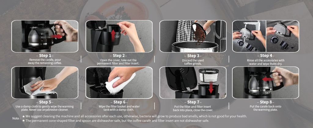 Gevi 4-Cup Coffee Maker with Auto-Shut Off and Cone Filter – GEVI