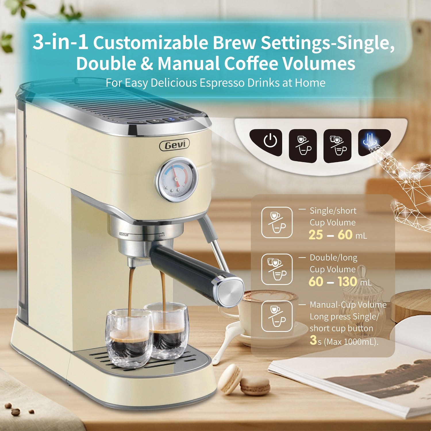 Gevi Espresso Machine Accessories 3 PCS – GEVI