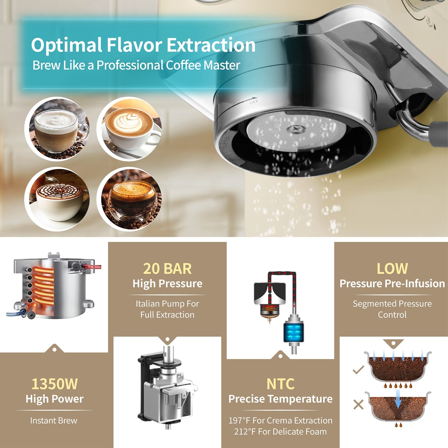 WPM Milk Frother Tea Shop Commercial Automatic Steam Engine Coffee Frothing  Machine Intelligent Full Setting Temperature